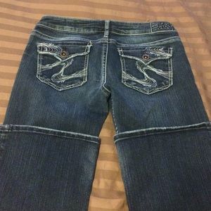 Silver- Boot Cut Jeans