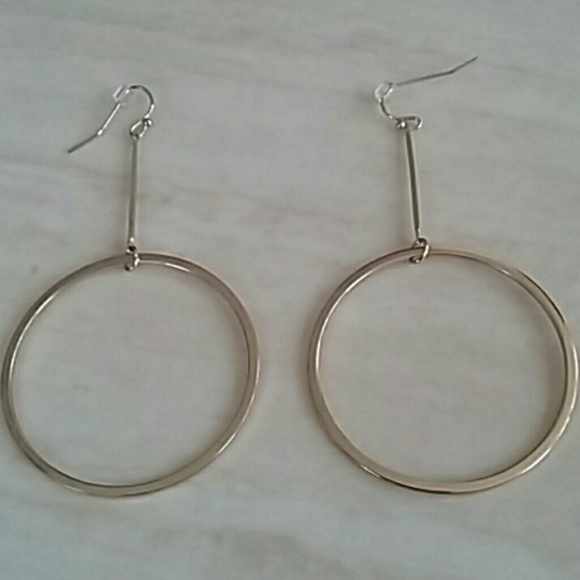 bebe Jewelry - BEBE GOLD TONE HOOP EARRINGS