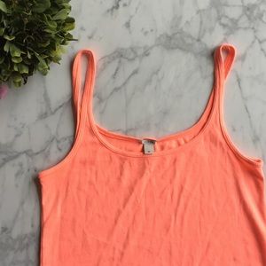 J Crew neon orange tank