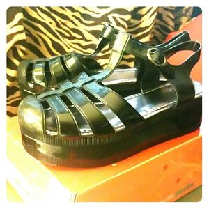 Platform Jelly Sandals