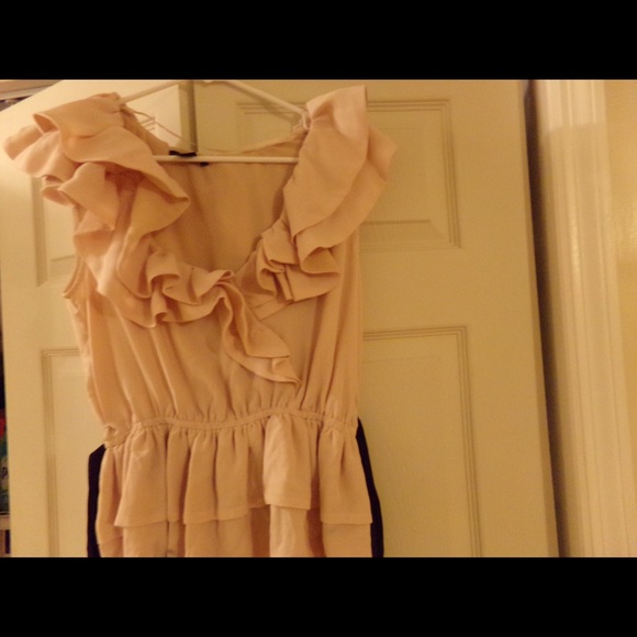 Ruffled Blouse. Size 10. Light pink