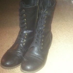 Zip up combat boots!