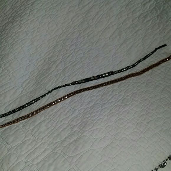 Pair of wrap bracelets.