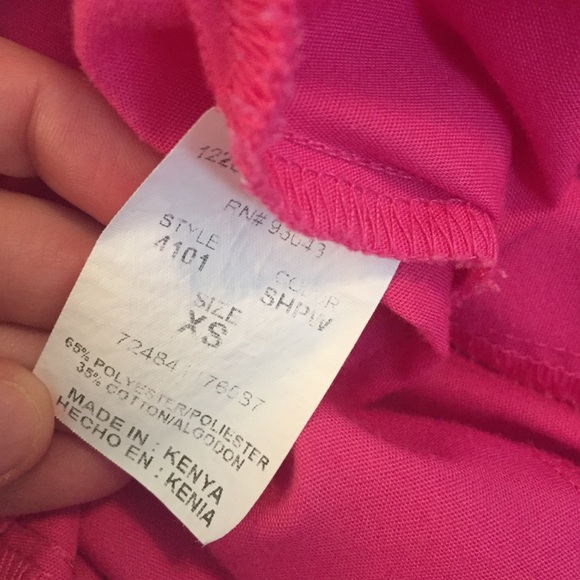 Pink Drawstring Scrub Pants - Picture 2 of 3
