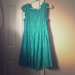 Teal dress