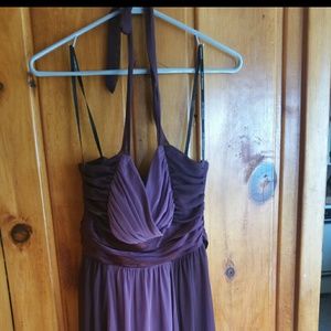 Purple Chiffon Dress