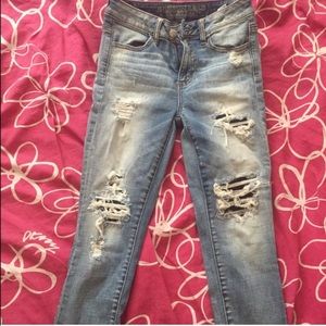 American Eagle High-Waisted Crop Jeggings