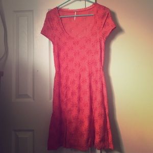 Coral dress