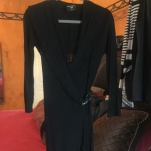 authentic Gaultier fringe wrap dress -