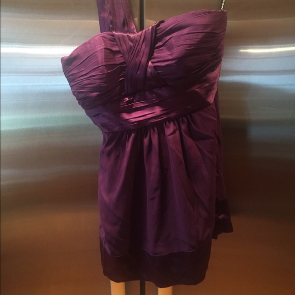 Bebe purple one shoulder tank