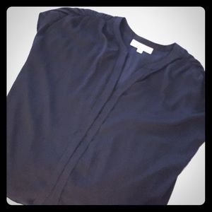 Navy blue LOFT blouse