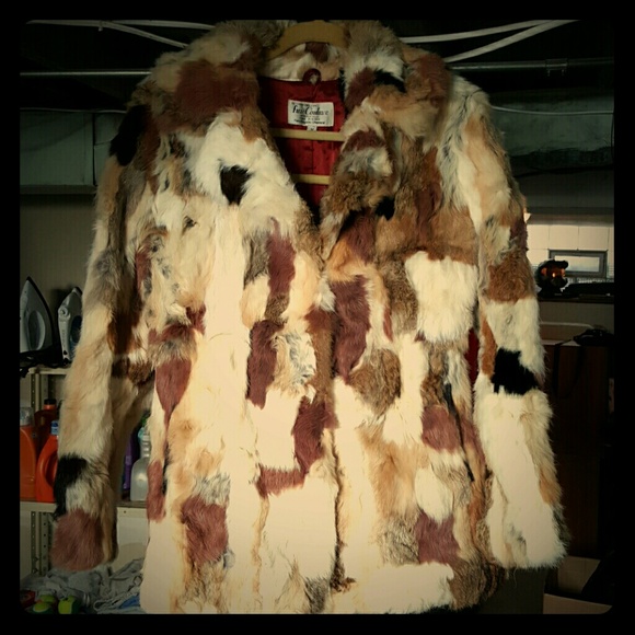 ONE OF A KIND rabbit fur coat