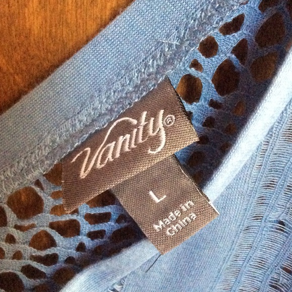 Vanity, 3/4 Length Sleeve, Sheer Top - Picture 4 of 4