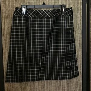 Ann Taylor Loft plaid mini skirt