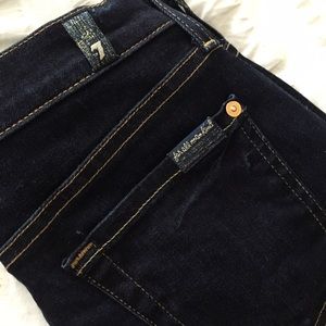 7 for all mankind skinny crop jeans