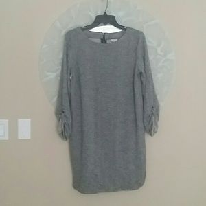 Grey comfortable short dress.