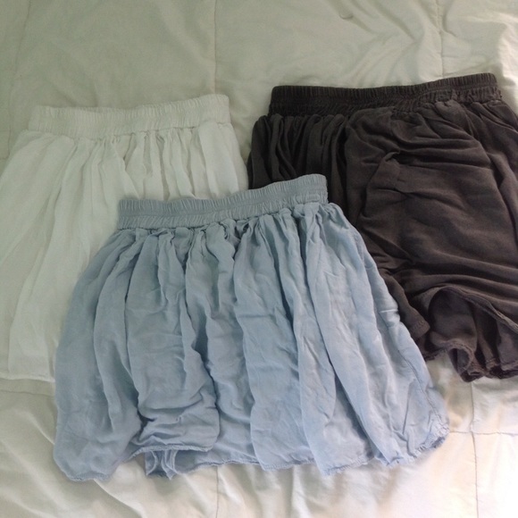 Short flowy Brandy skater skirts