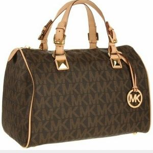 Authentic Michael Kors large Grayson Logo Tote
