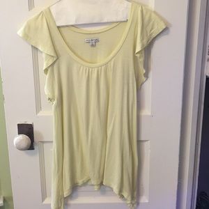 light yellow top, American Eagle size XS/TP