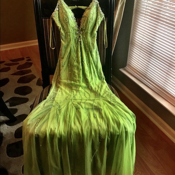 Cache Beaded Dress Size Small