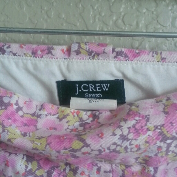 J. Crew Pink Floral Shorts