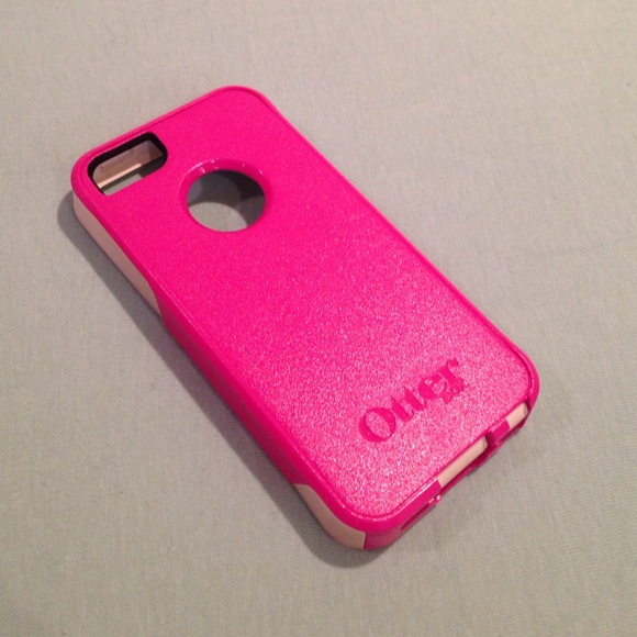 Otterbox iPhone 5 Case Hot Pink and White
