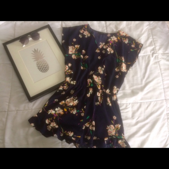 Dark Blue Romper