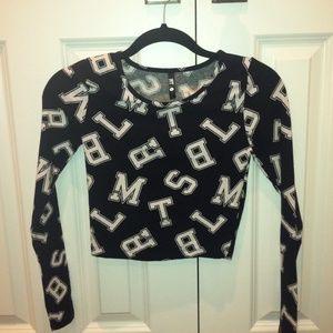 Long sleeve crop top, bought in South Africa