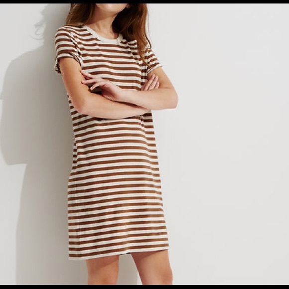 Lou & Grey Stripped Tee Dress - Picture 1 of 1