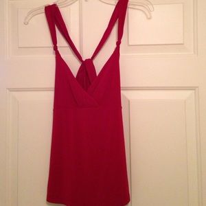 BCBG Maxazria red sexy, dressy tank 👠💋💄