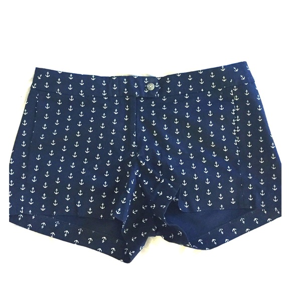 Never Worn Jcrew Chino Shorts Navy Anchors