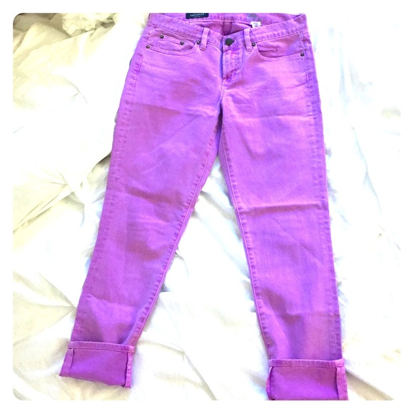 NEVER WORN Lavender J. Crew toothpick jean!