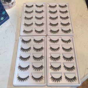 4 sets of 5 fake eyelashes (20 pairs)