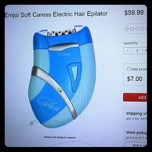 Like New Emjoy Soft Caress Epilator 2 hr .SALE!