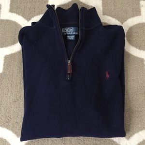 Polo half zip sweater / sweatshirt