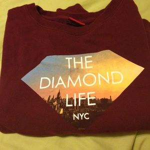 Women's Size Large Diamond Supply Co. Crewneck