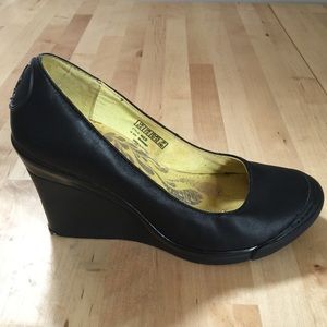 Athleisure wedge sneaker shoes