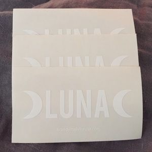 3 Brandy Melville "Luna" stickers