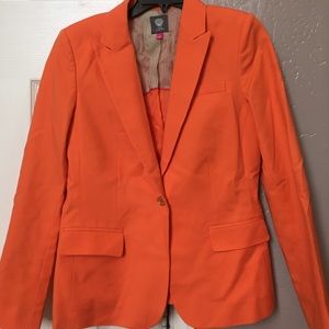 VINCE CAMUTO ORANGE BLAZER