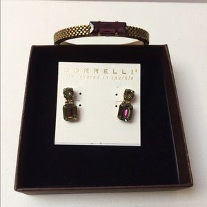 Sorrelli earrings and bracelet