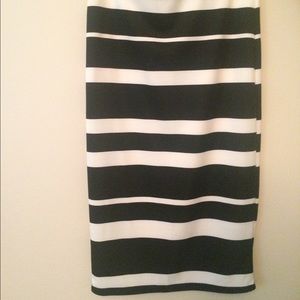 Never Worn Striped Pencil Skirt