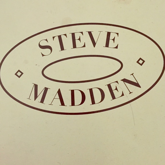 Black and dark brown Steve Madden wedge bootie