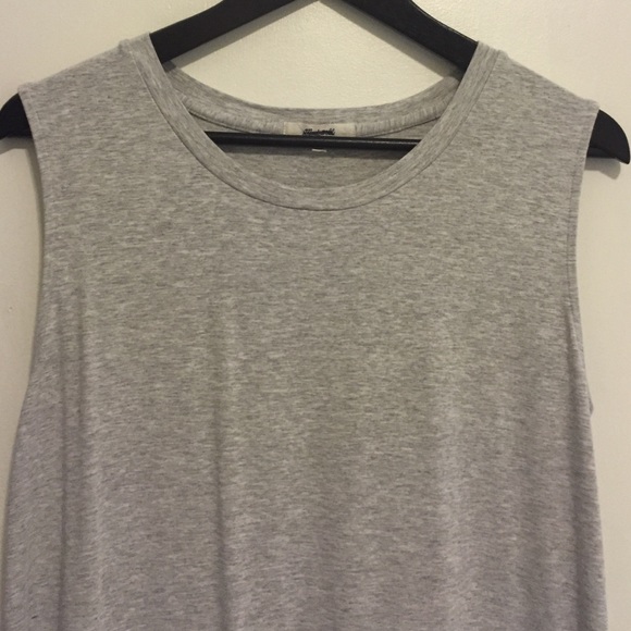 grey madewell maxi dress.