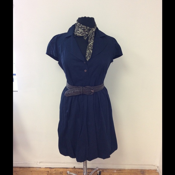 Torrid navy shirt dress size 14