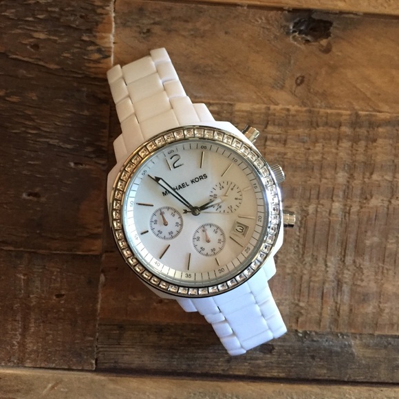 Michael Kors Accessories - Michael Kors white watch