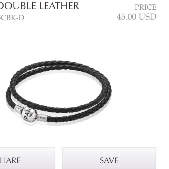 PANDORA leather bracelet