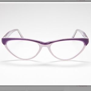 Vintage Cat Eye Frames- Main St in Purple Metallic