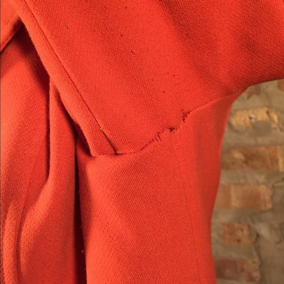 Orange H&M Jacket with Gold Buttons - Picture 3 of 4