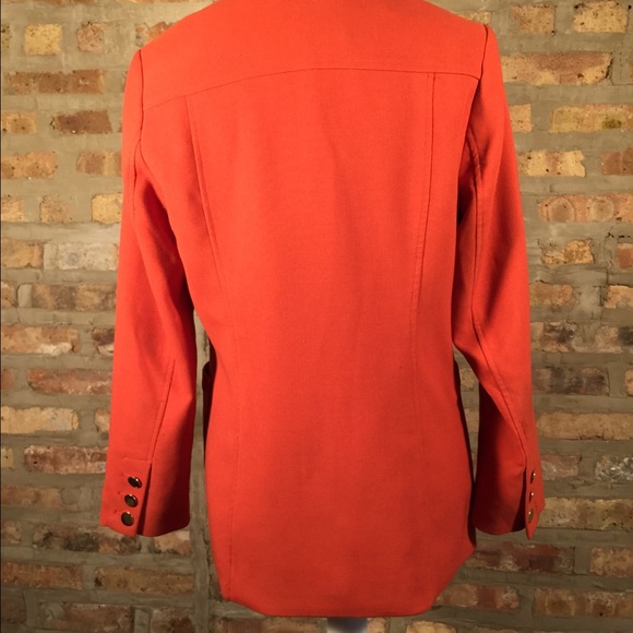 Orange H&M Jacket with Gold Buttons - Picture 4 of 4
