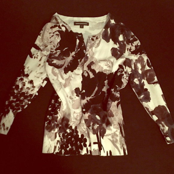 Xs express cardigan black white and gray